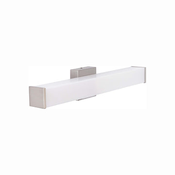 Bathroom Vanity Light Bar, Integrated LED, Square Lens, 24 In. Wide