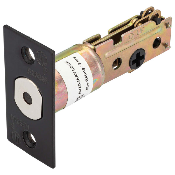 Commercial Deadbolt Latch Powder Coated Matte Black Harney Hardware