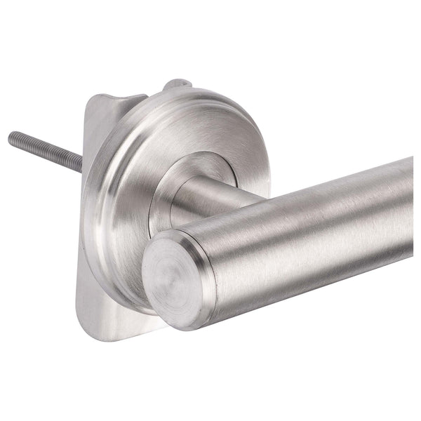Bathroom Grab Bar Mounting Brackets - Satin Stainless Steel - Harney ...
