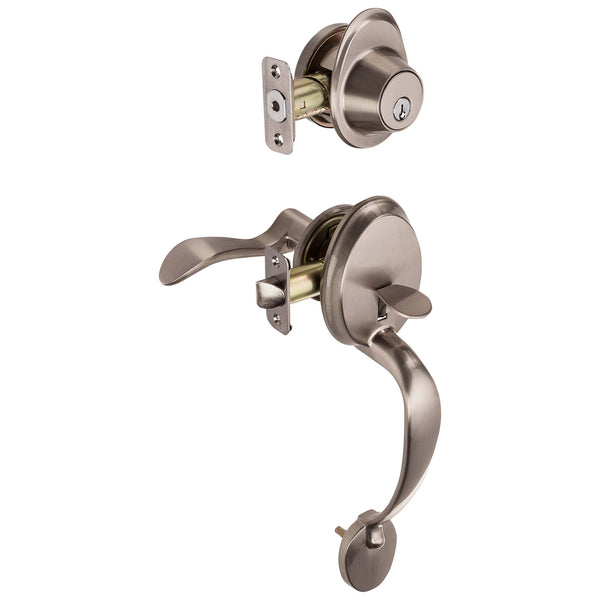 Front Door Handleset With Interior Right Handed Lever Dakota