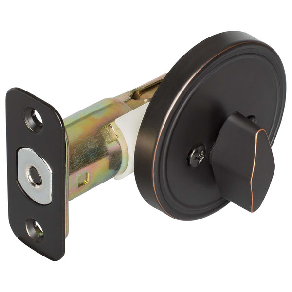 Single Sided Keyless Deadbolt - Venetian Bronze Finish - Harney
