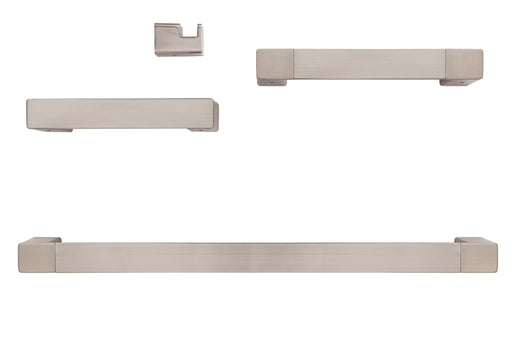 Image Of Westshore Satin Nickel Bathroom Hardware Set - Satin Nickel Finish - Harney Hardware