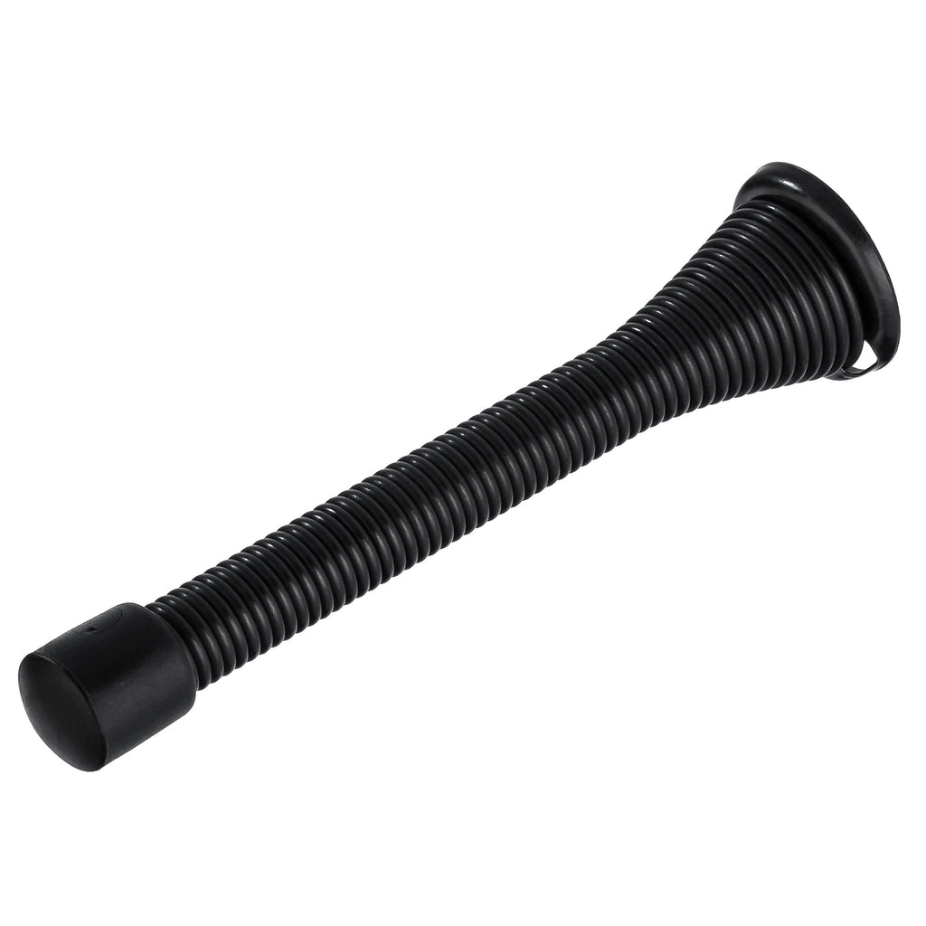 Spring Door Stop - Matte Black - Harney Hardware