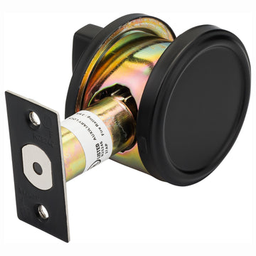 Commercial Single Sided Keyless Deadbolt With Exterior Plate, UL Fire Rated, ANSI 2