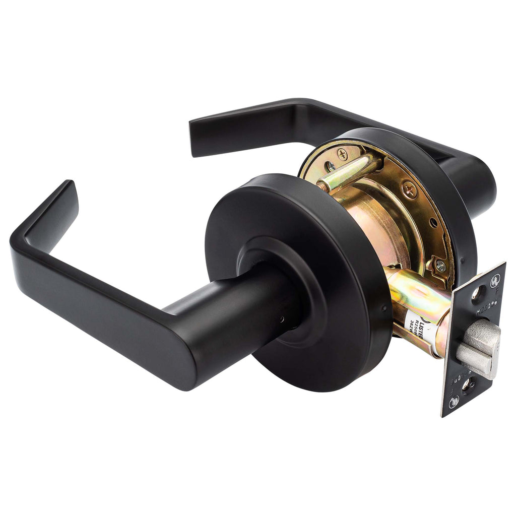 Commercial Door Lever Set Storeroom / Keyed Function Powder Coated