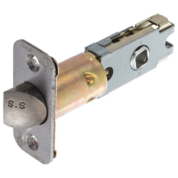 Residential Cont Privacy / Passage Latch, UL Fire Rated, Adjustable 2 3/8 In. To 2 3/4 In.
