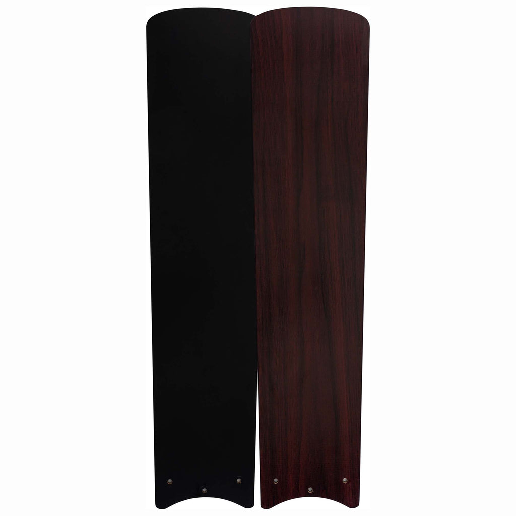 Ceiling Fan With 2 LED Bulbs 52 In. 5 Blades Matte Black Harney