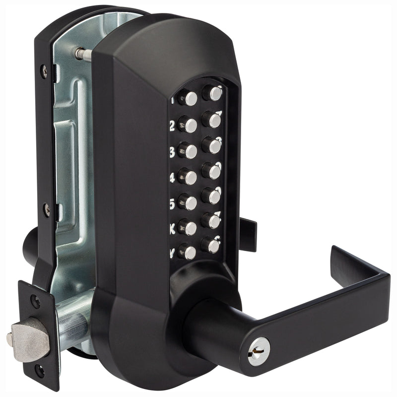 Mechanical Keyless Double Sided Door Lever Set - Powder Coated Mechanical Keyless Double Sided Door Lever Set - Powder Coated
