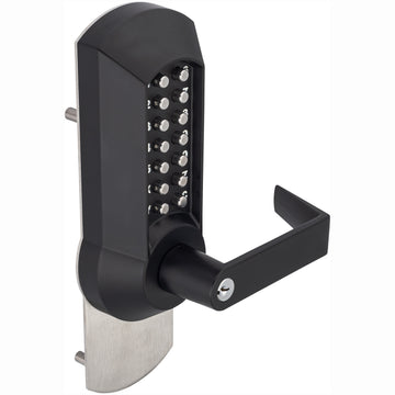Panic Exit Device Storeroom / Keyed Function Mechanical Keyless Lever Trim