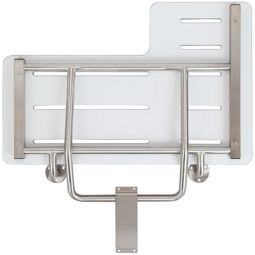 Folding Shower Bench, Left Handed, Phenolic Seat, ADA Compliant