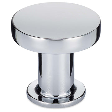 Cabinet Knob, Contemporary Round, 1 3/16 In. Diameter