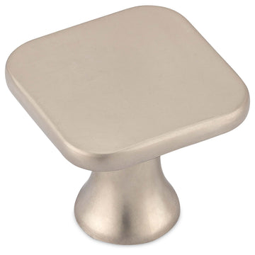 Cabinet Knob, Contemporary Square, 1 3/16 In. Wide