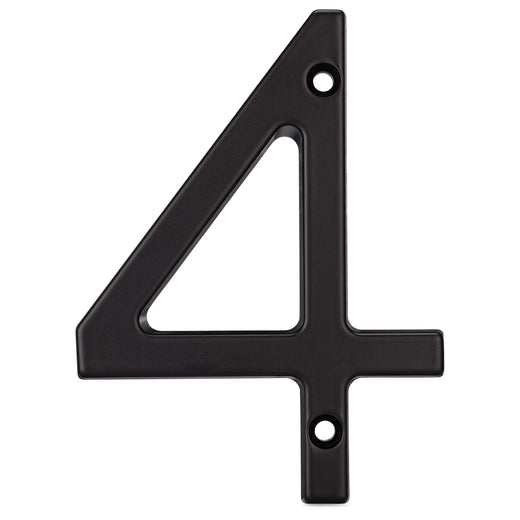 4 In. Contemporary House Number 4