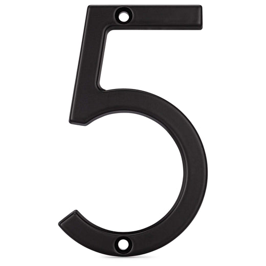 4 In. Contemporary House Number 5