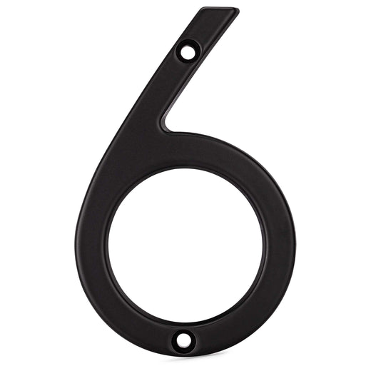 4 In. Contemporary House Number 6