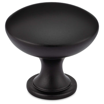 Cabinet Knob, Round, 1 1/8 In. Diameter