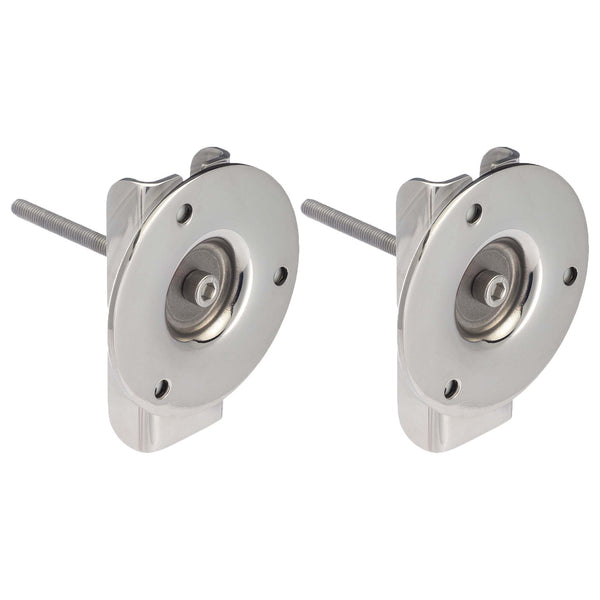 Bathroom Grab Bar Mounting Brackets Polished Stainless Steel Harney