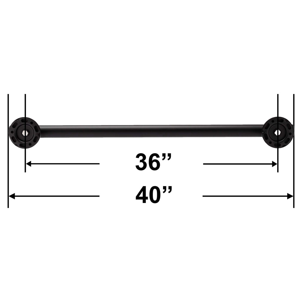 Bathroom Grab Bar Matte Black Harney Hardware