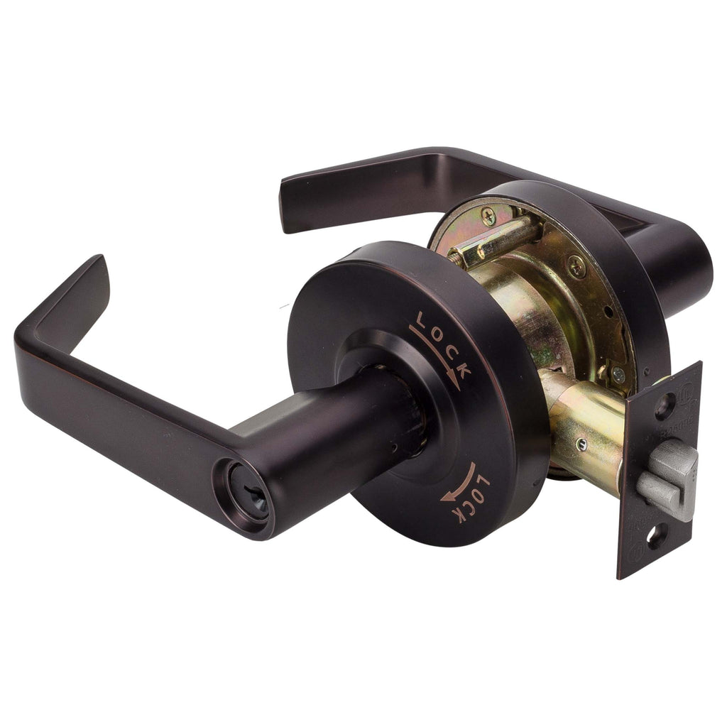 Commercial Door Lever Set Intruder Classroom / Keyed Function Oil