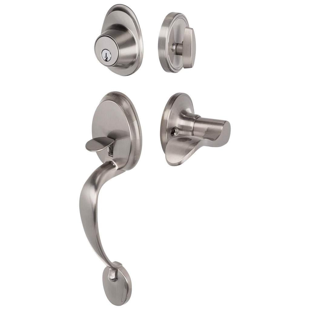 Front Door Handleset With Interior Left Handed Lever Dakota Collection ...
