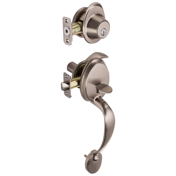 Front Door Handleset With Interior Left Handed Lever Dakota Collection ...