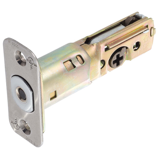 Image Of Residential Deadbolt Latch -  UL Fire Rated -  Adjustable 2 3/8 In. To 2 3/4 In. - Satin Stainless Steel Finish - Harney Hardware