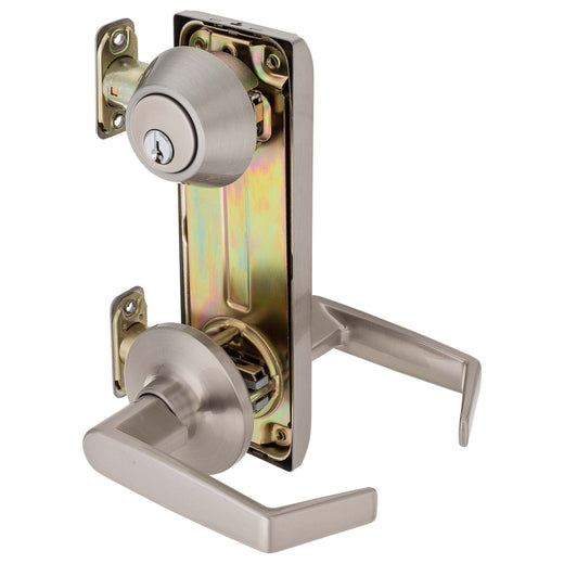 Interconnected Door Lock Reversible Passage Lever, UL Fire Rated, ANSI 2, Largo Collection