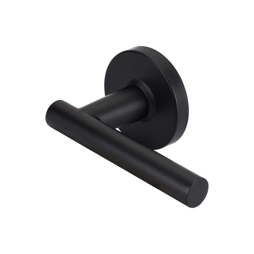 Image Of Door Lever Inactive / Dummy Function Contemporary Style Riley Collection - Matte Black Finish - Harney Hardware
