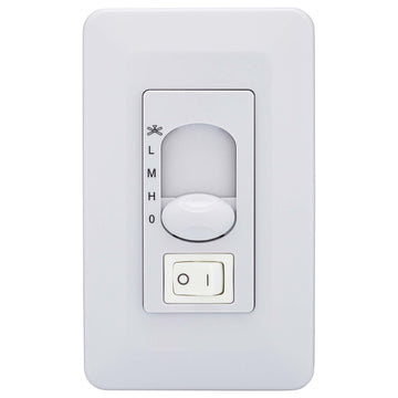Ceiling Fan Wall Control Switch, On / Off, And Fan Speed Control