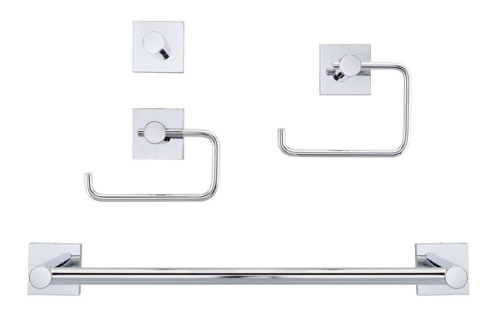 Daytona Chrome Bathroom Hardware Set Chrome Finish Harney Hardware