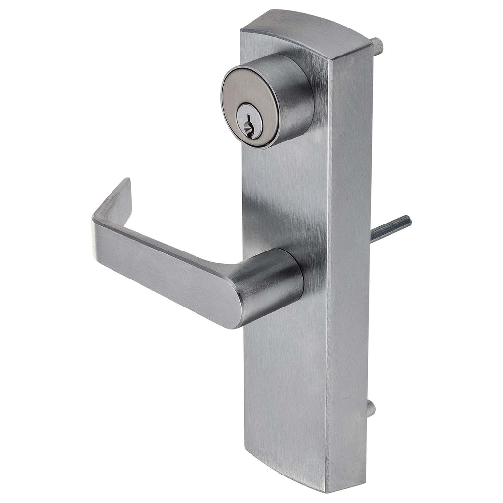 Panic Exit Device Storeroom / Keyed Function Escutcheon Lever Trim