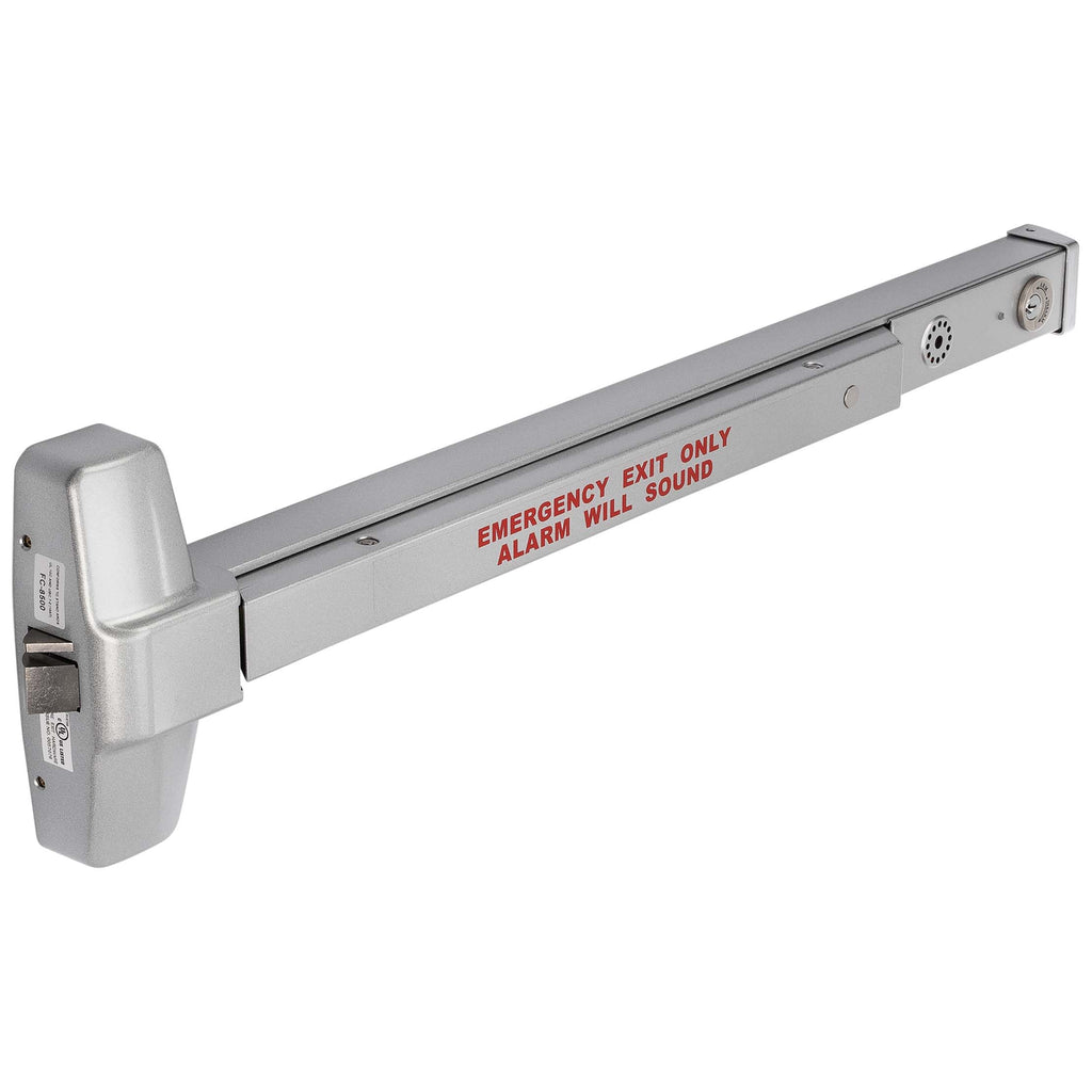 Alarmed Panic Exit Device - Powder Coated Aluminum - Harney Hardware