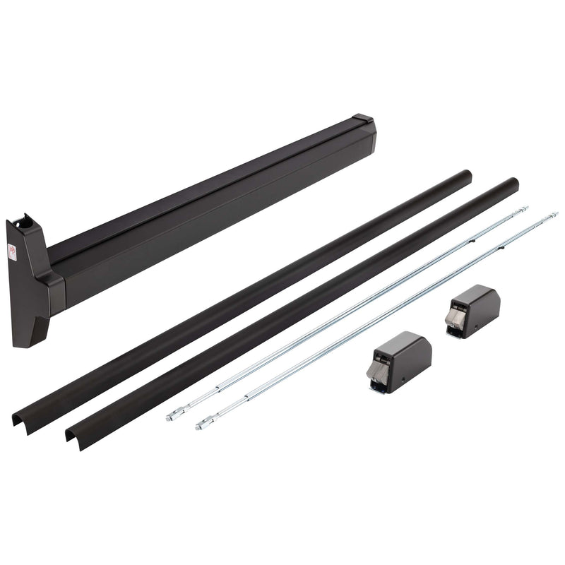 Narrow Stile Vertical Rod Exit Device - Powder Coated Bronze