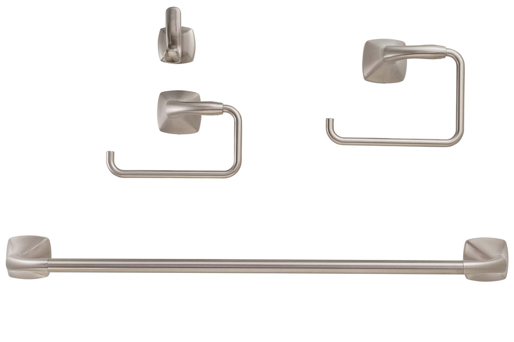 Wynwood Satin Nickel Bathroom Hardware Set Satin Nickel Finish Harney Hardware